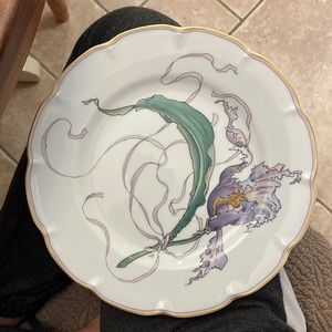 Limoges Haviland France Fleur et Reubens Orchidee Orchid Plate 10”